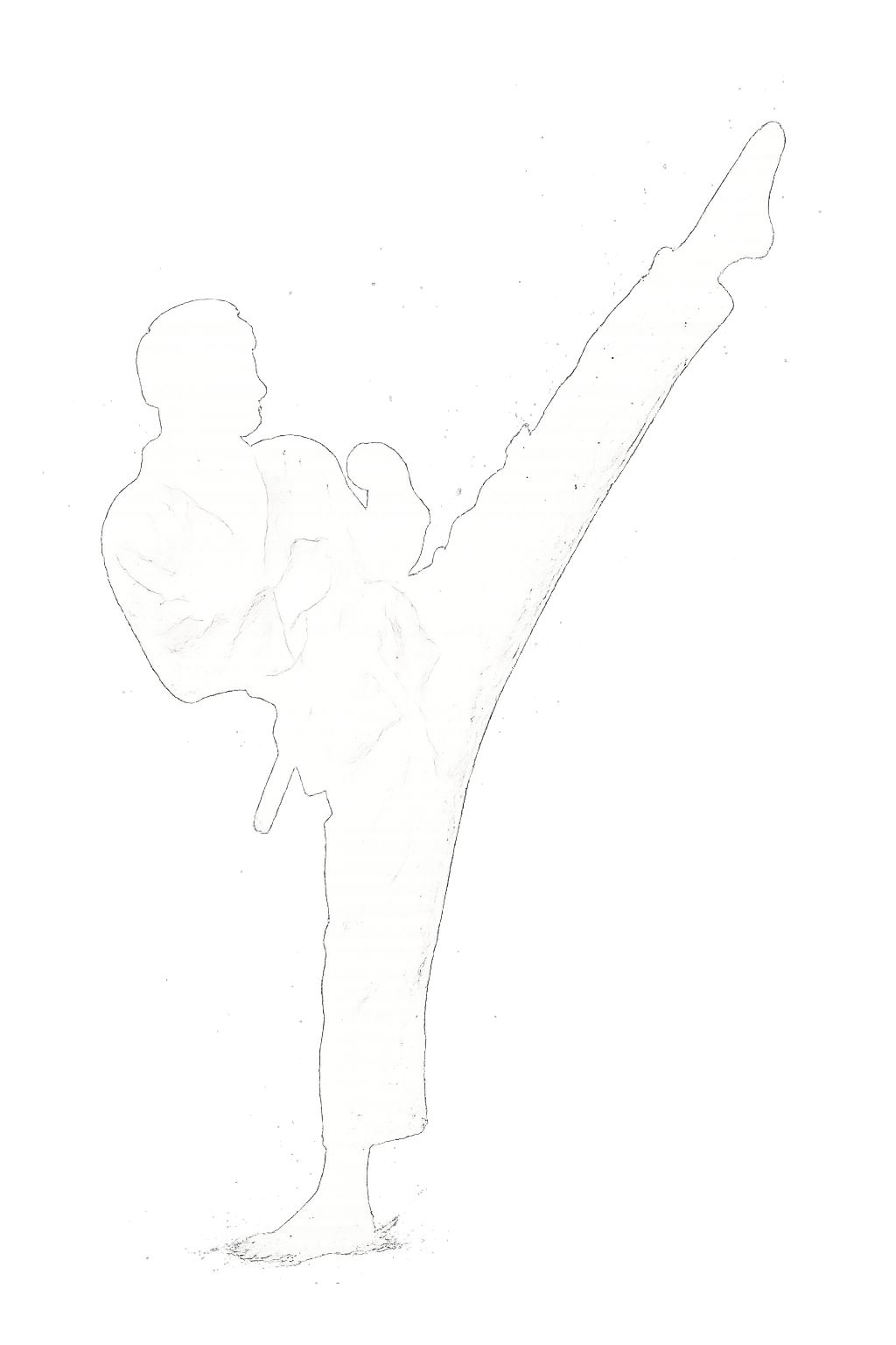 Kick Silhouette Icon